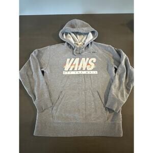 Vans Off The Wall Graphic Grey Hoodie Sz XS Skake Hoodie Spell Out Logo